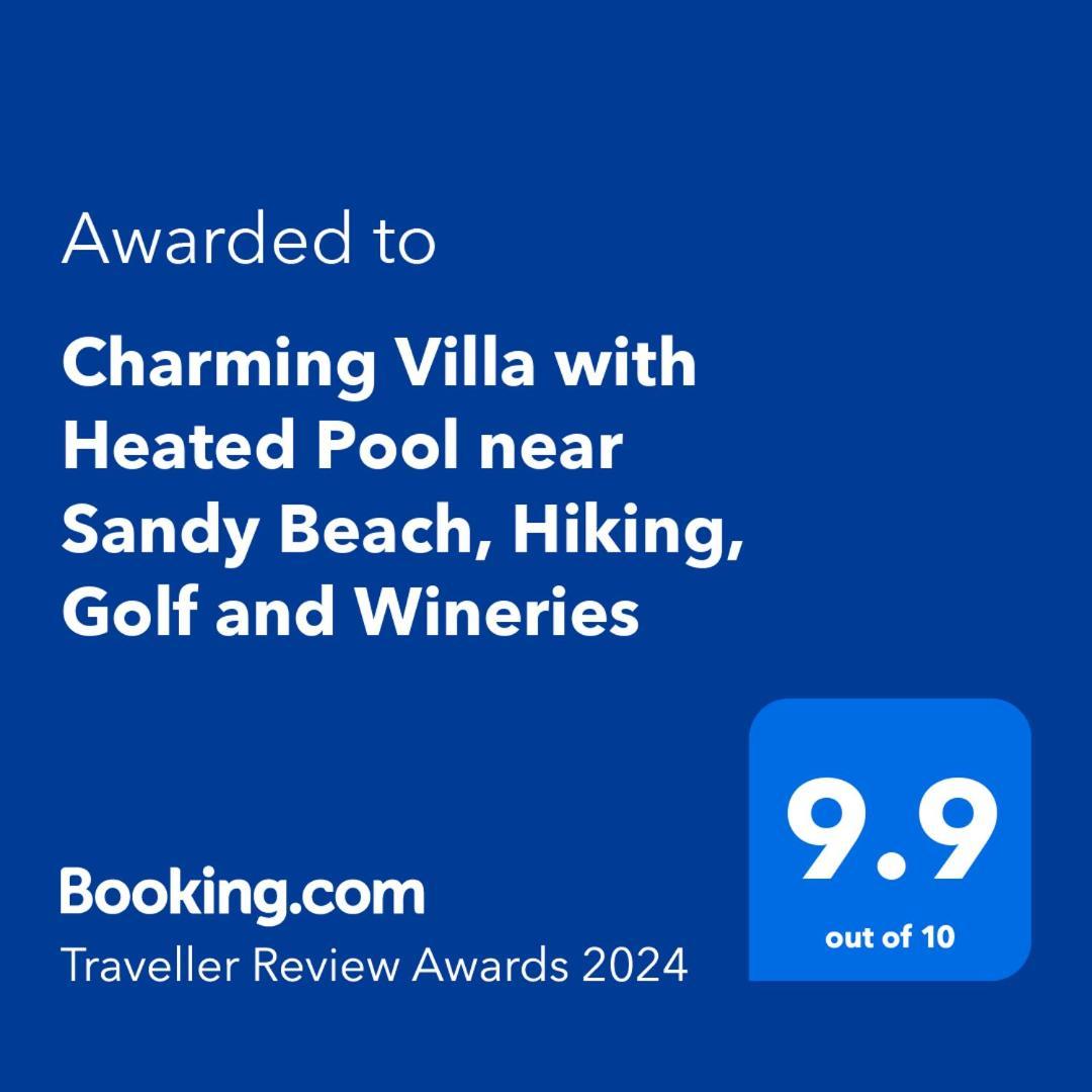 Charming Villa With Heated Pool Near Sandy Beach, Hiking, Golf And Wineries Luz Exterior foto